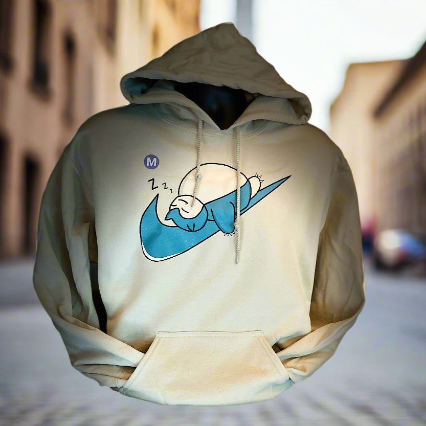 Snoring Check Hoodie
